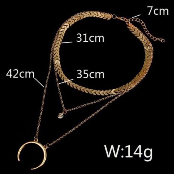 NEW triple layer necklace - Picture 6 of 6